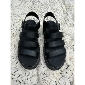 Unionbay Platform Sandals Black Womens' Size 7.5